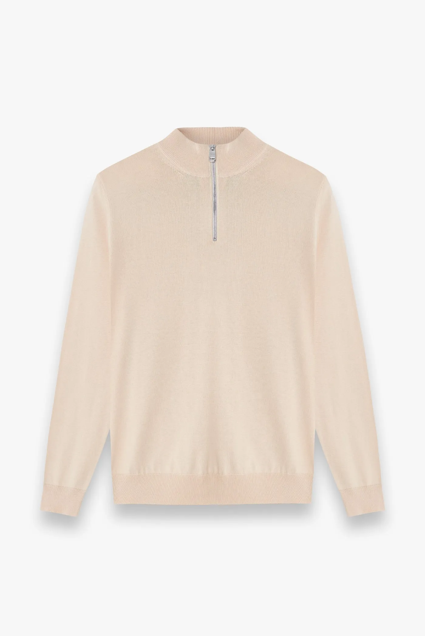 Cotton Man Sweater Beige