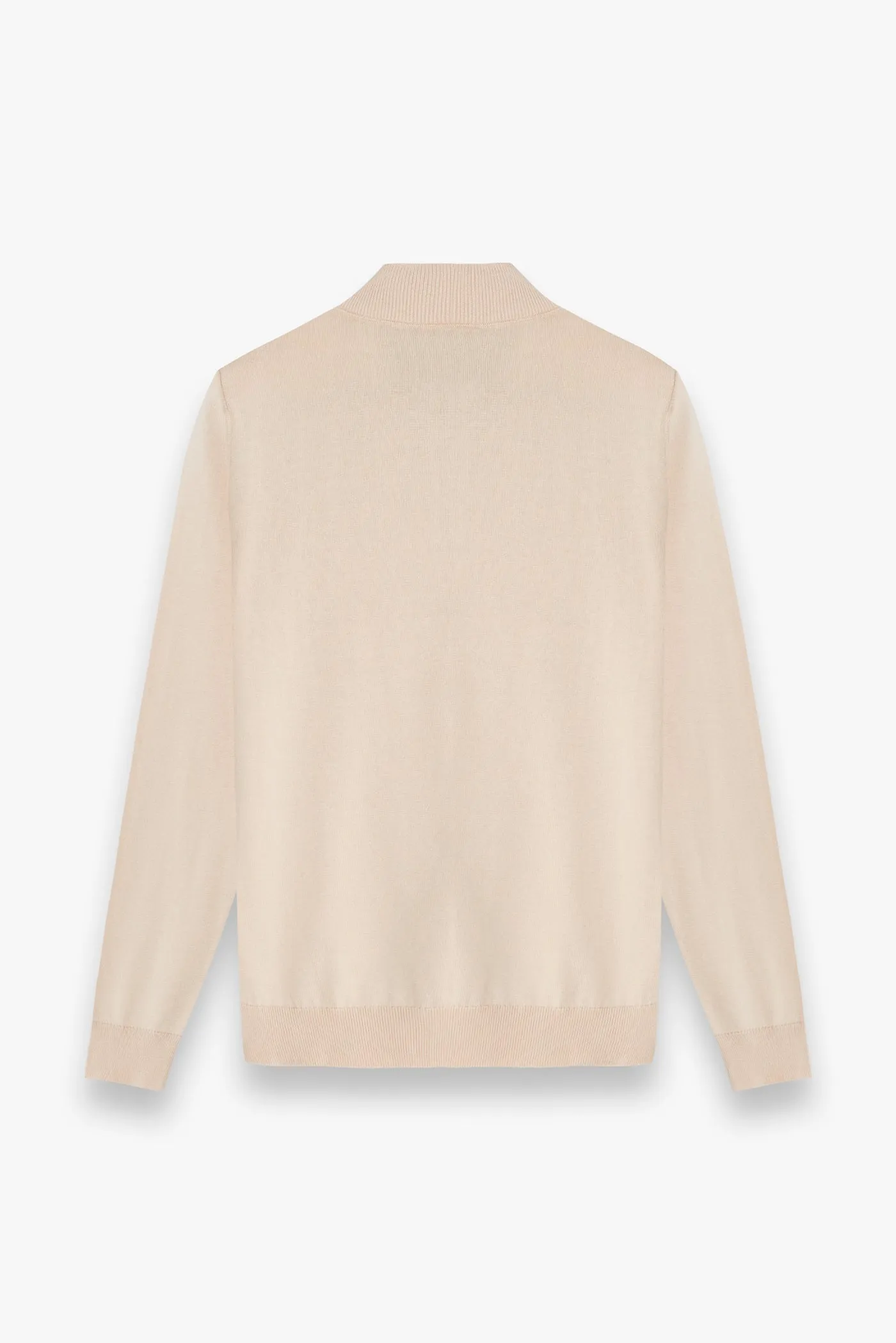 Cotton Man Sweater Beige