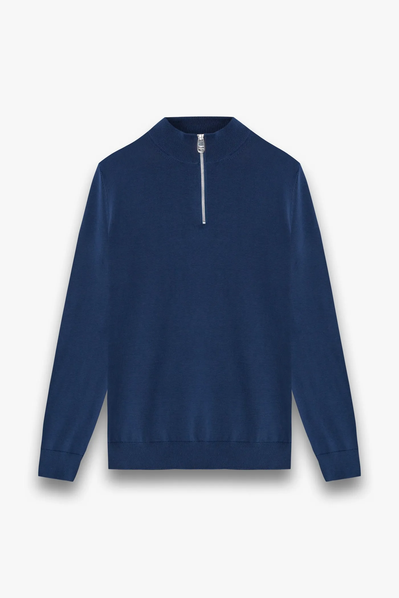 Cotton Man Sweater Blue