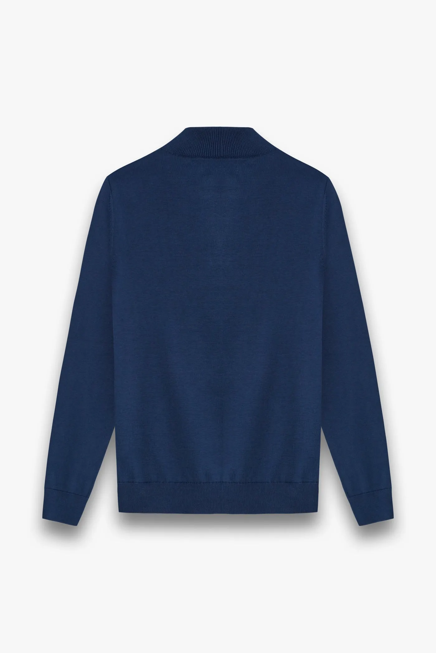 Cotton Man Sweater Blue