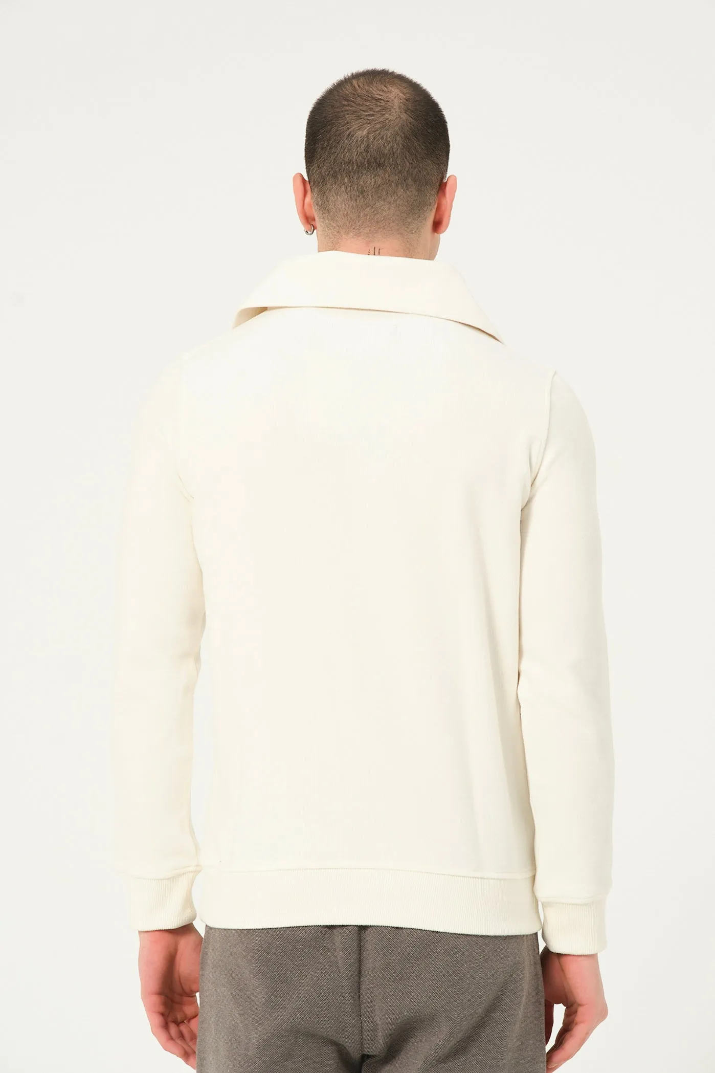 Cotton Man Sweater White