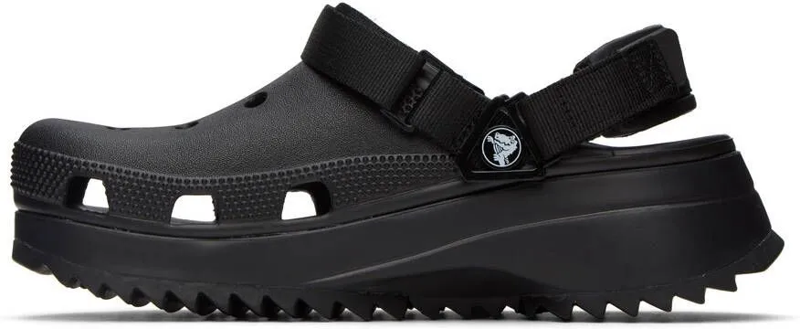 Crocs Black Hiker Clogs