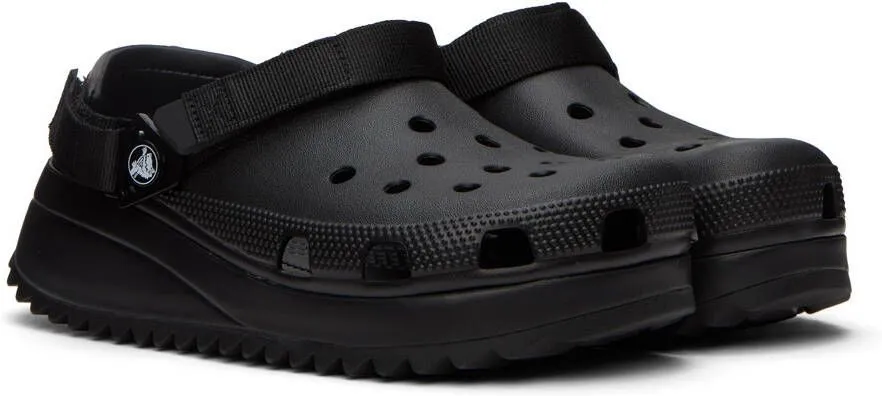 Crocs Black Hiker Clogs