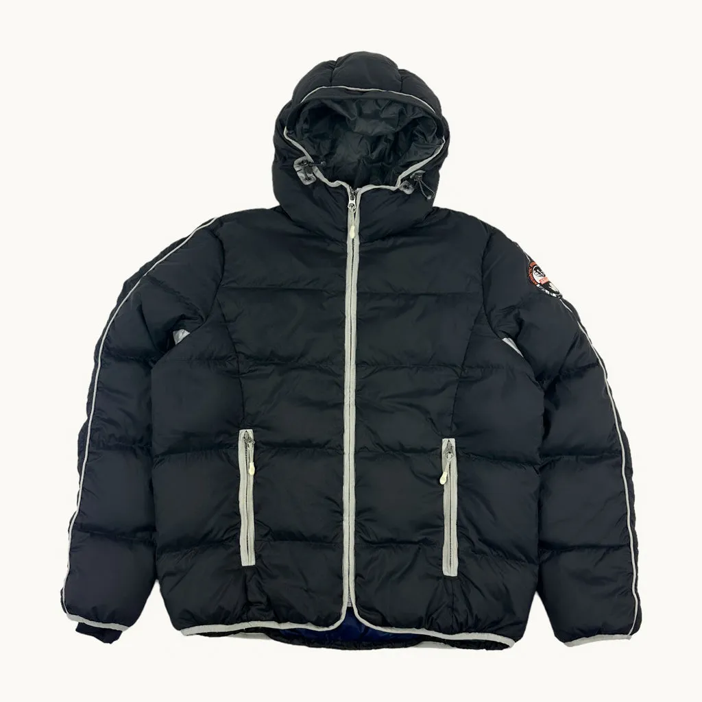 Dark Grey y2ks Napapijri Puffer Jacket Coat (M)