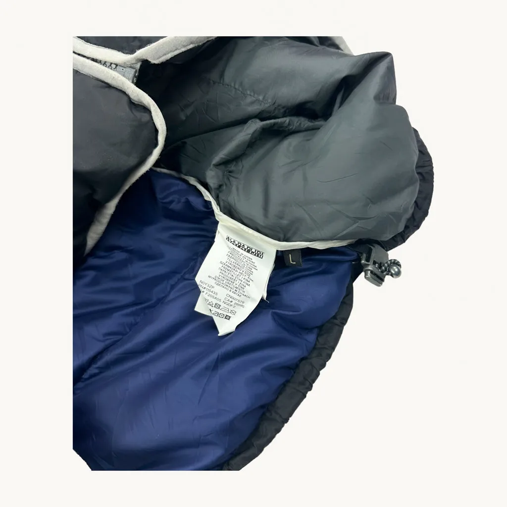 Dark Grey y2ks Napapijri Puffer Jacket Coat (M)