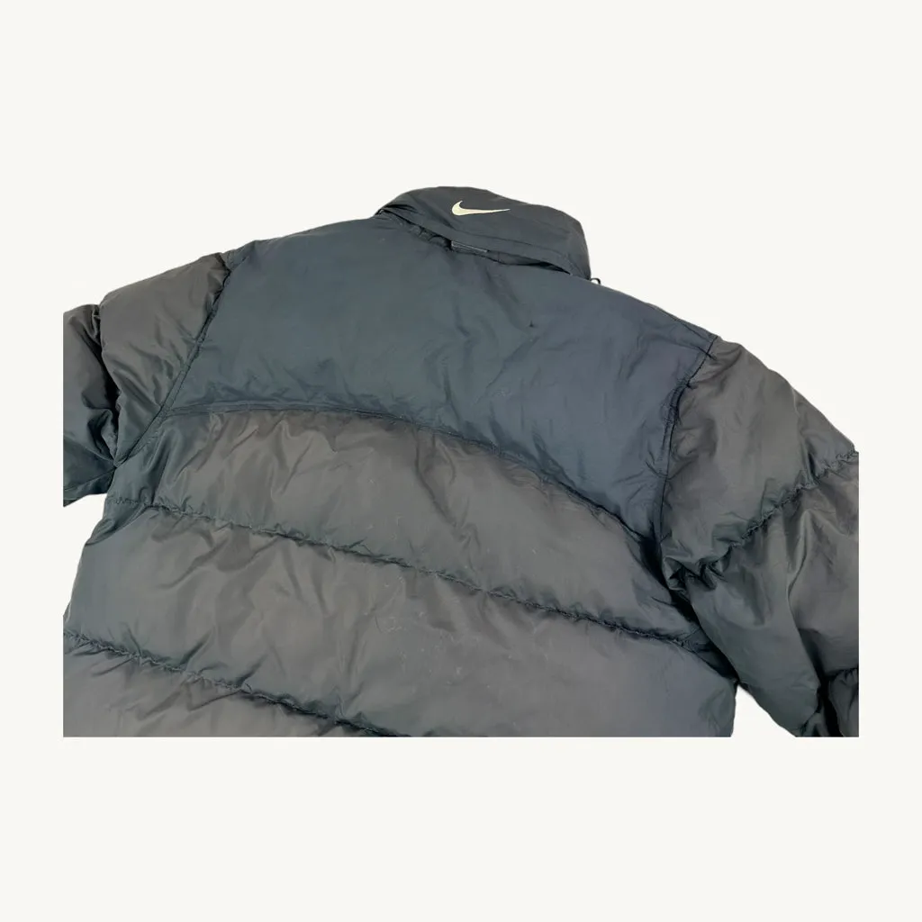 Dark Grey y2ks NIKE Puffer Jacket Coat (XL)