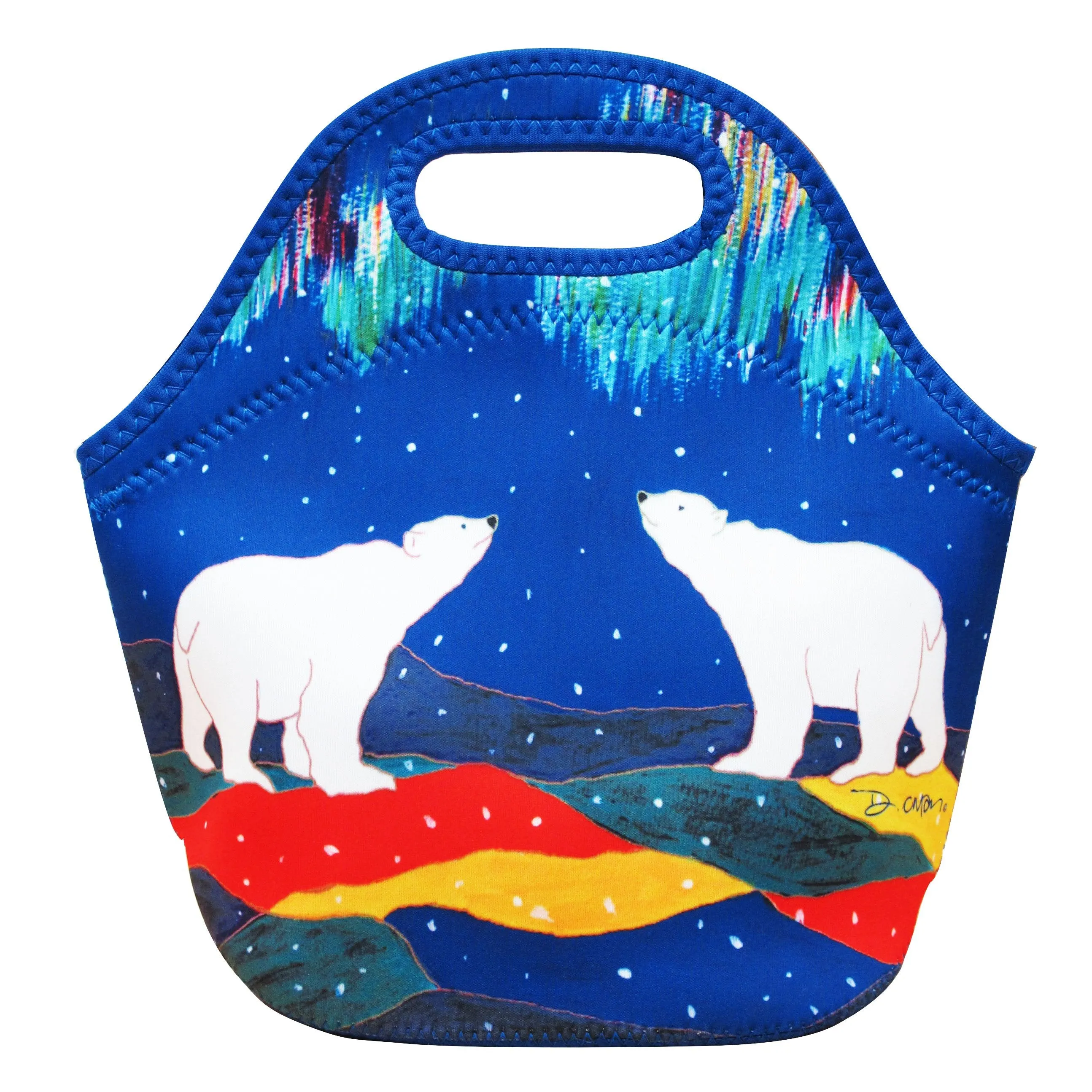 Dawn Oman Sky Watchers  Insulated Lunch Bag