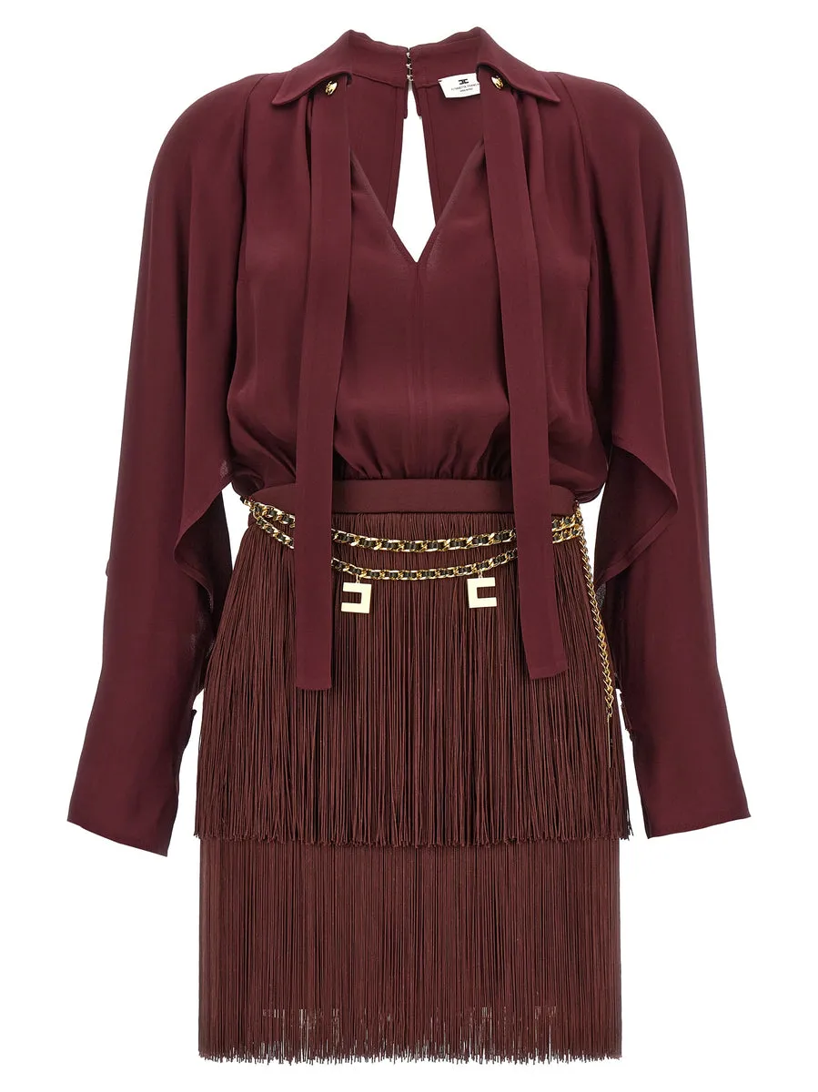 Elisabetta Franchi    Elisabetta Franchi Fringed Dress