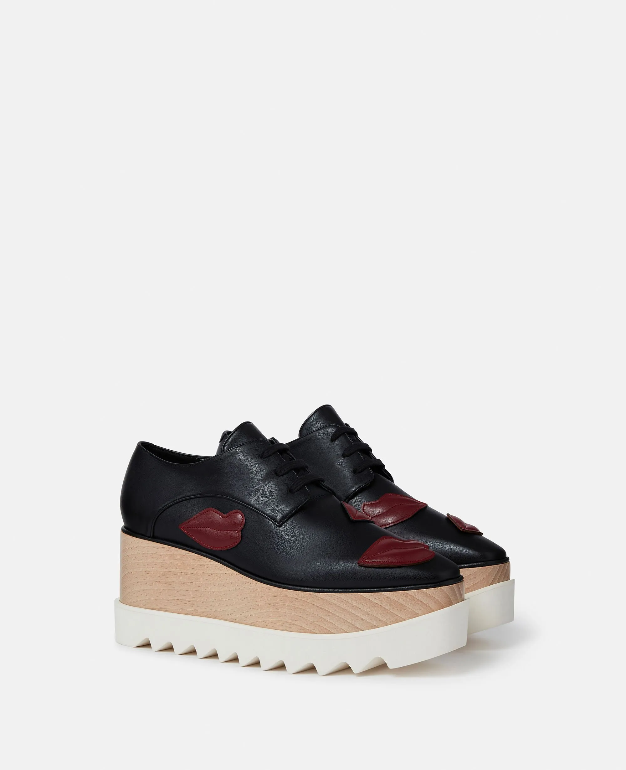 Elyse Lip Appliqué Platform Shoes