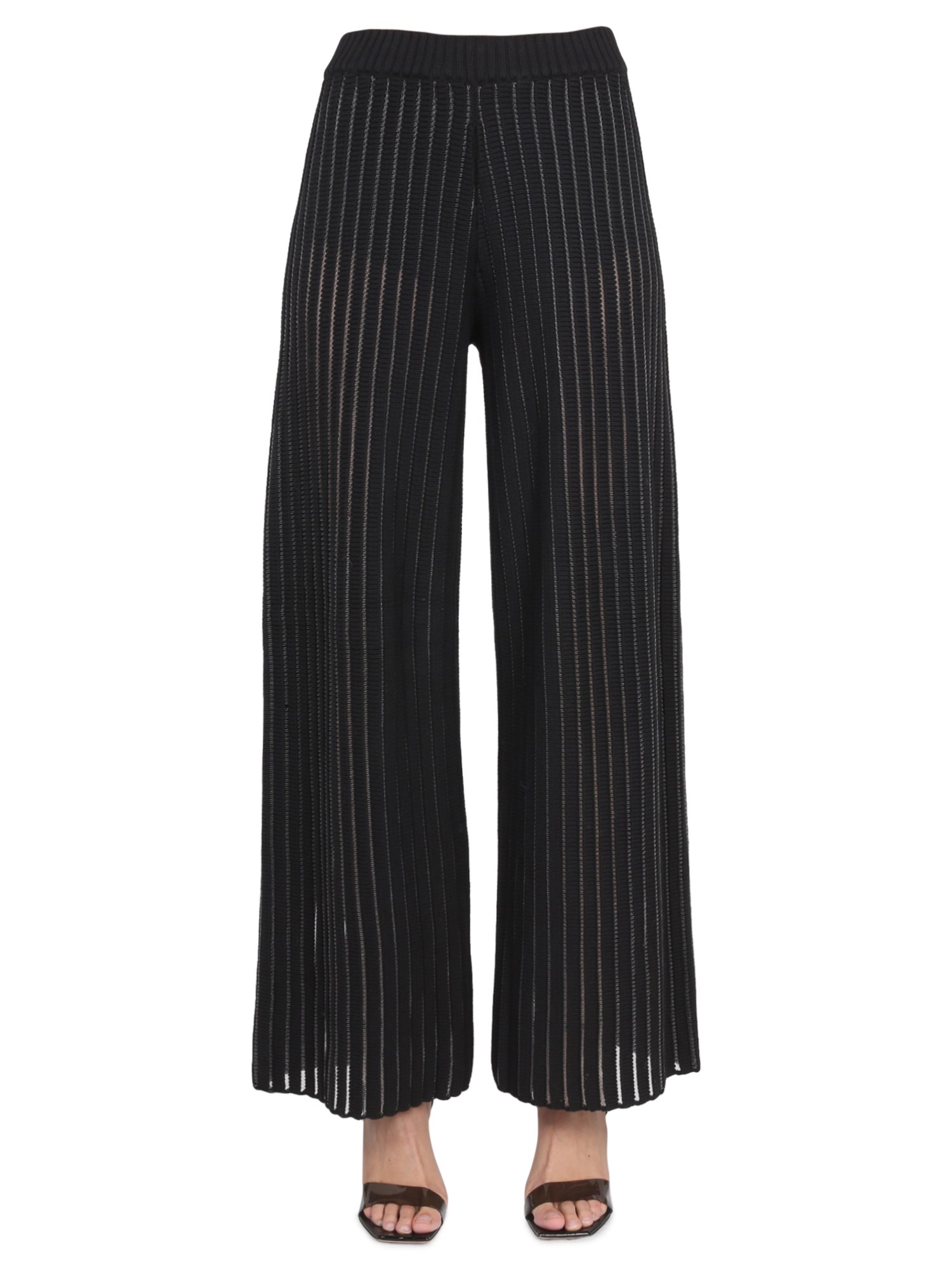 FABIANA FILIPPI    WIDE LEG PANTS IN COTTON YARN