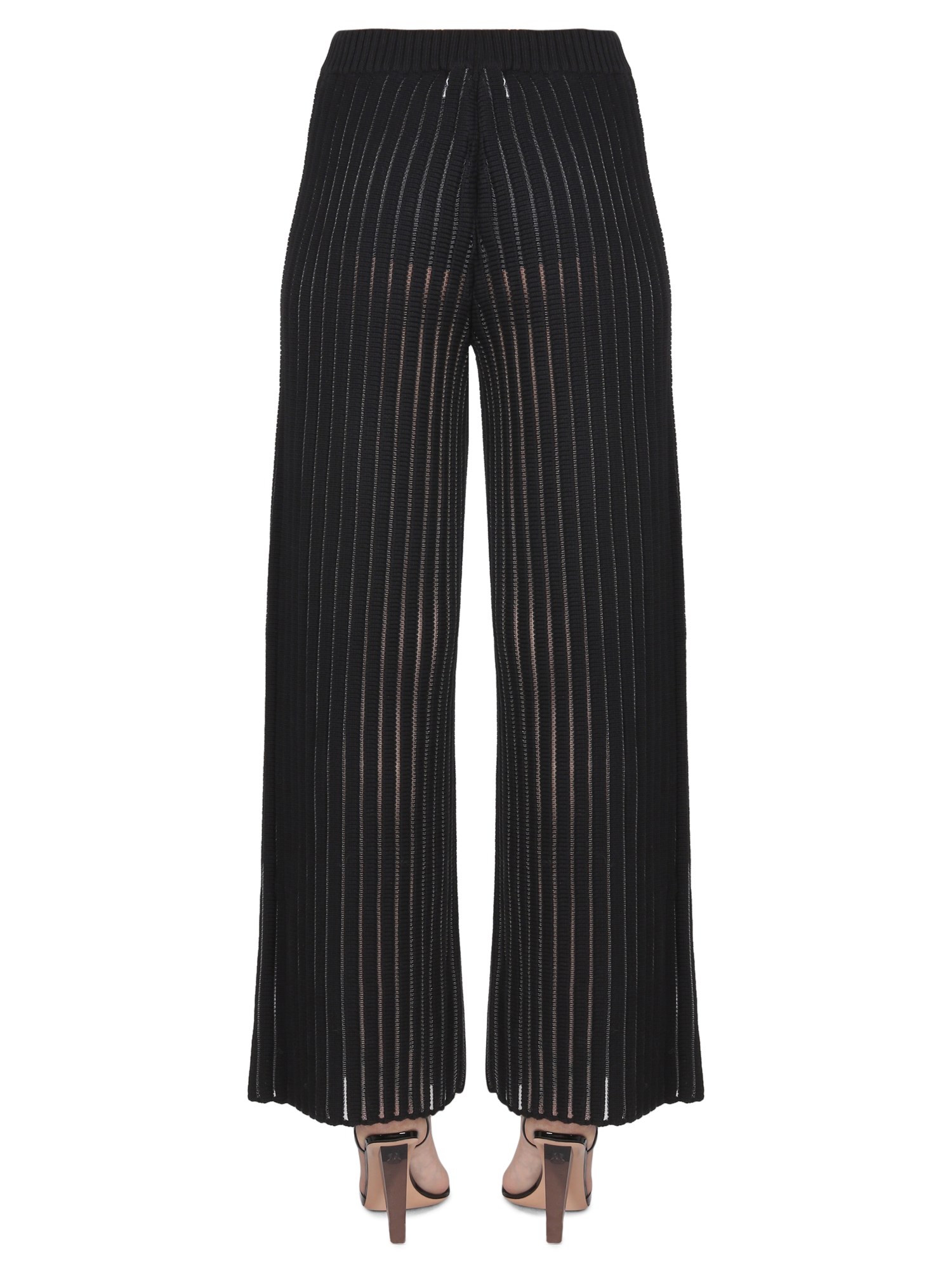 FABIANA FILIPPI    WIDE LEG PANTS IN COTTON YARN