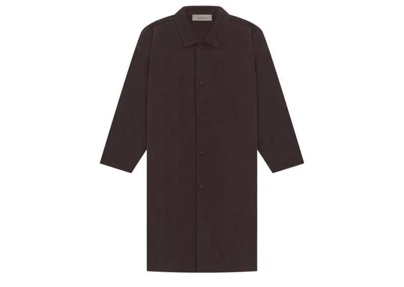 Fear of God Essentials Long Coat Plum