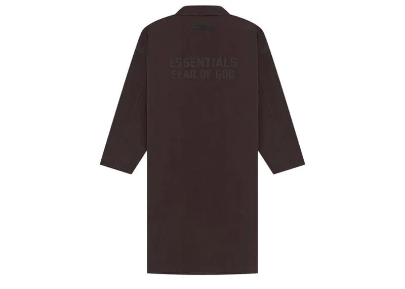 Fear of God Essentials Long Coat Plum