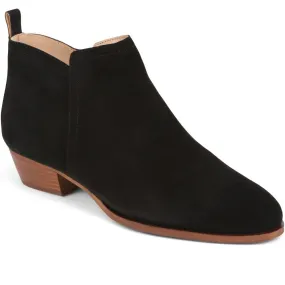 Florie Heeled Leather Ankle Boots - FLORIE / 324 290