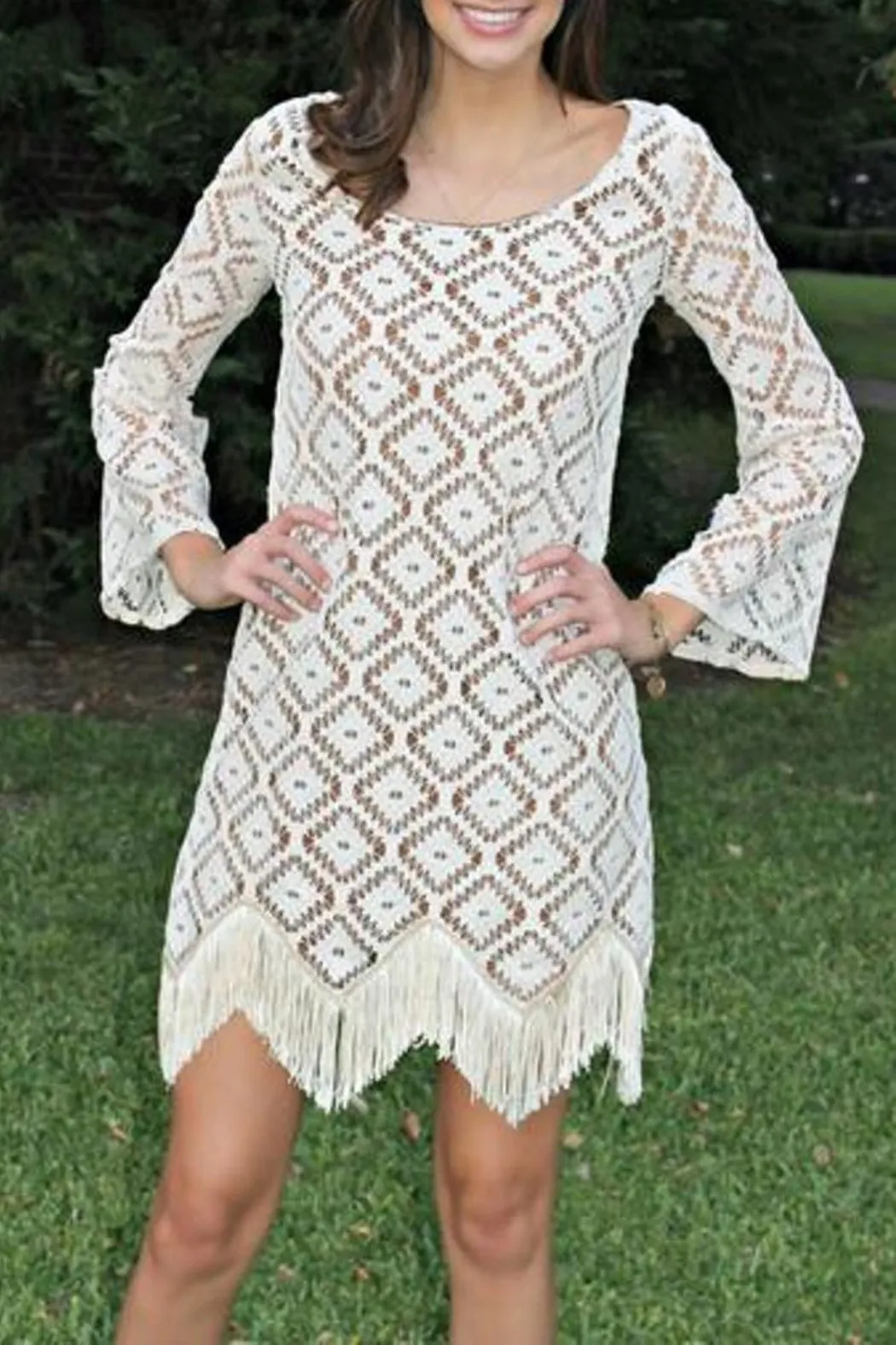 Fringed Mary Dress