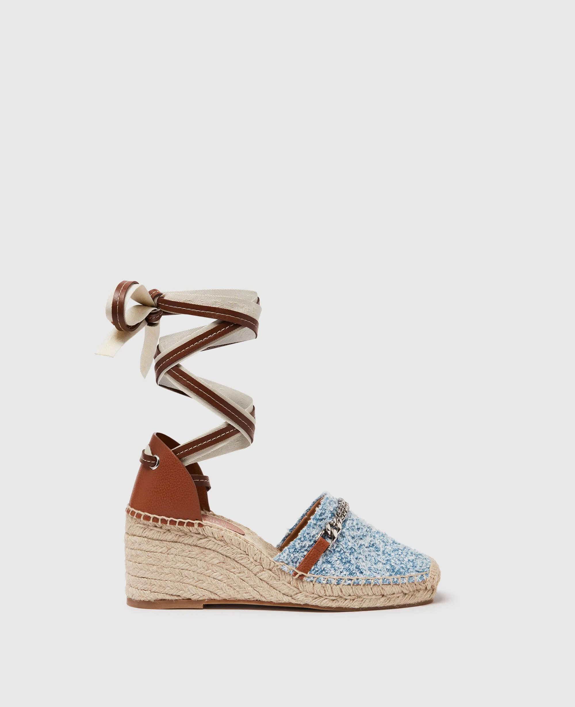 Gaia Bouclé Platform Espadrille Wedges