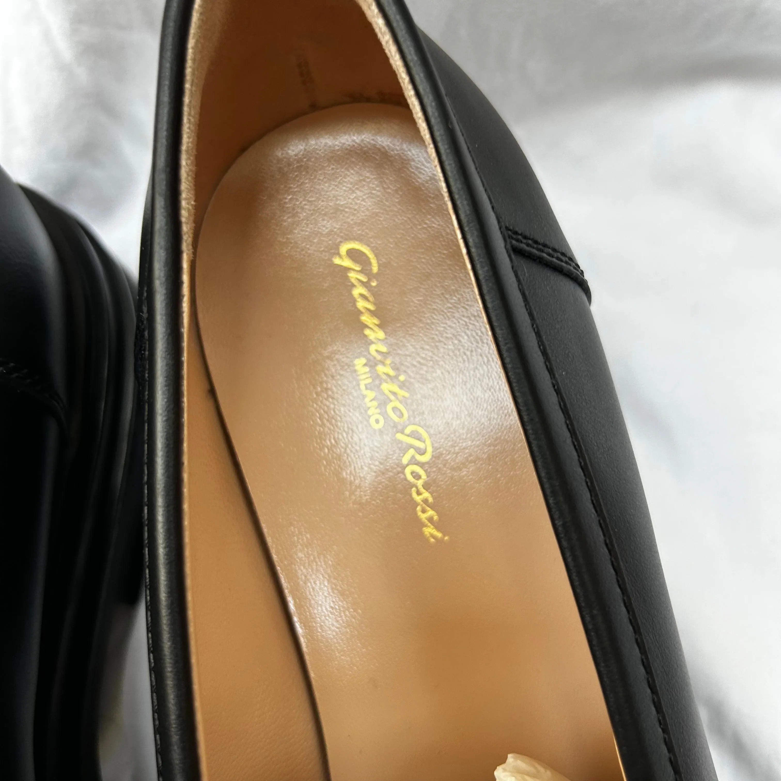 Gianvito Rossi Brand New 640 Black Argo Loafers 41