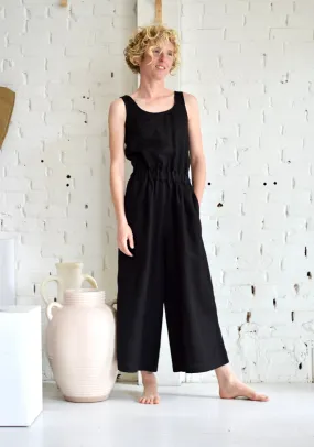 Granada Wide Leg Jumpsuit | Black