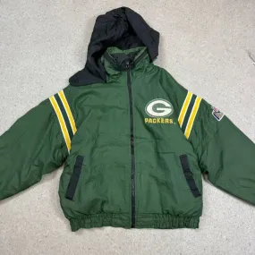 green bay packers pro sport puffer xl