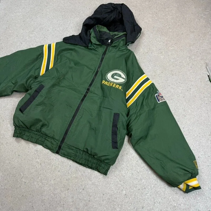 green bay packers pro sport puffer xl