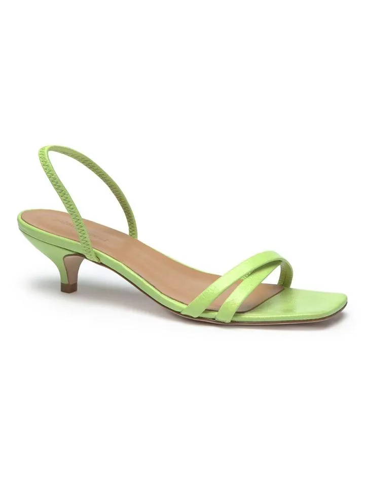 Green Fluor Ringo Mules