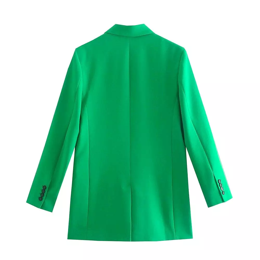 Green Mini Skirt Suit