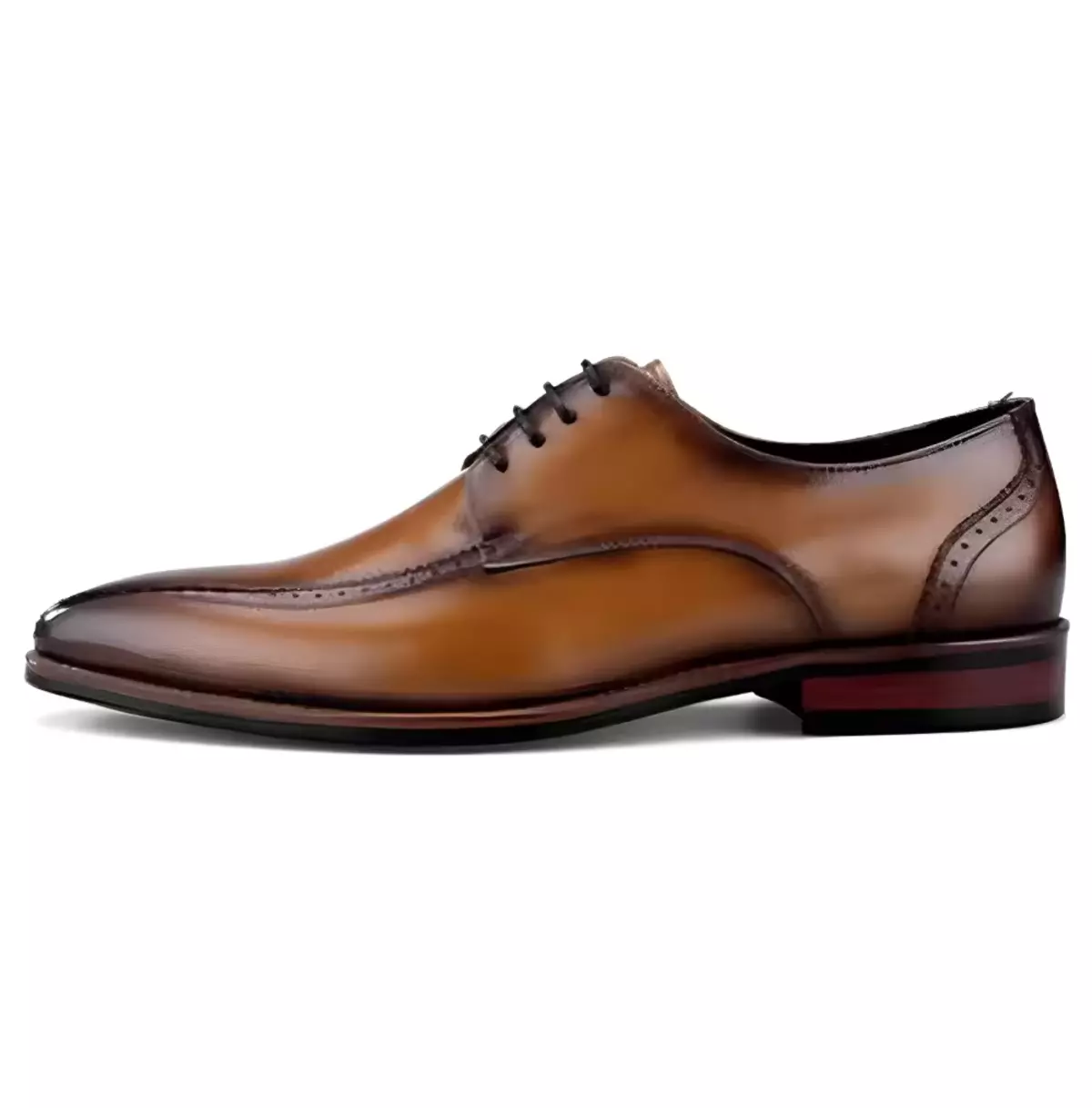 Handmade Men's Leather Cap-Toe Oxfords