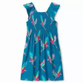 Hatley Tropical Parrots Smocked Dress