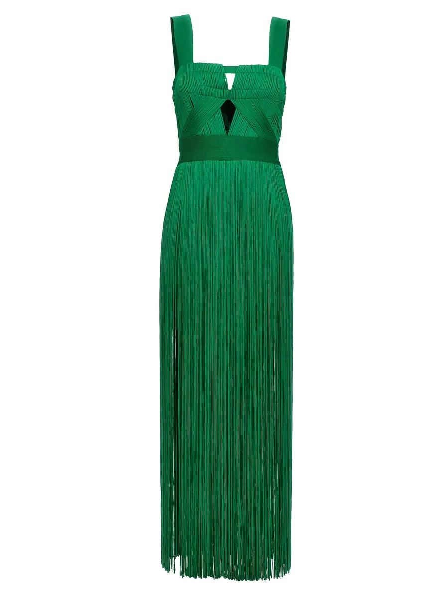 Herve Leger    Herve Leger Fringed Dress