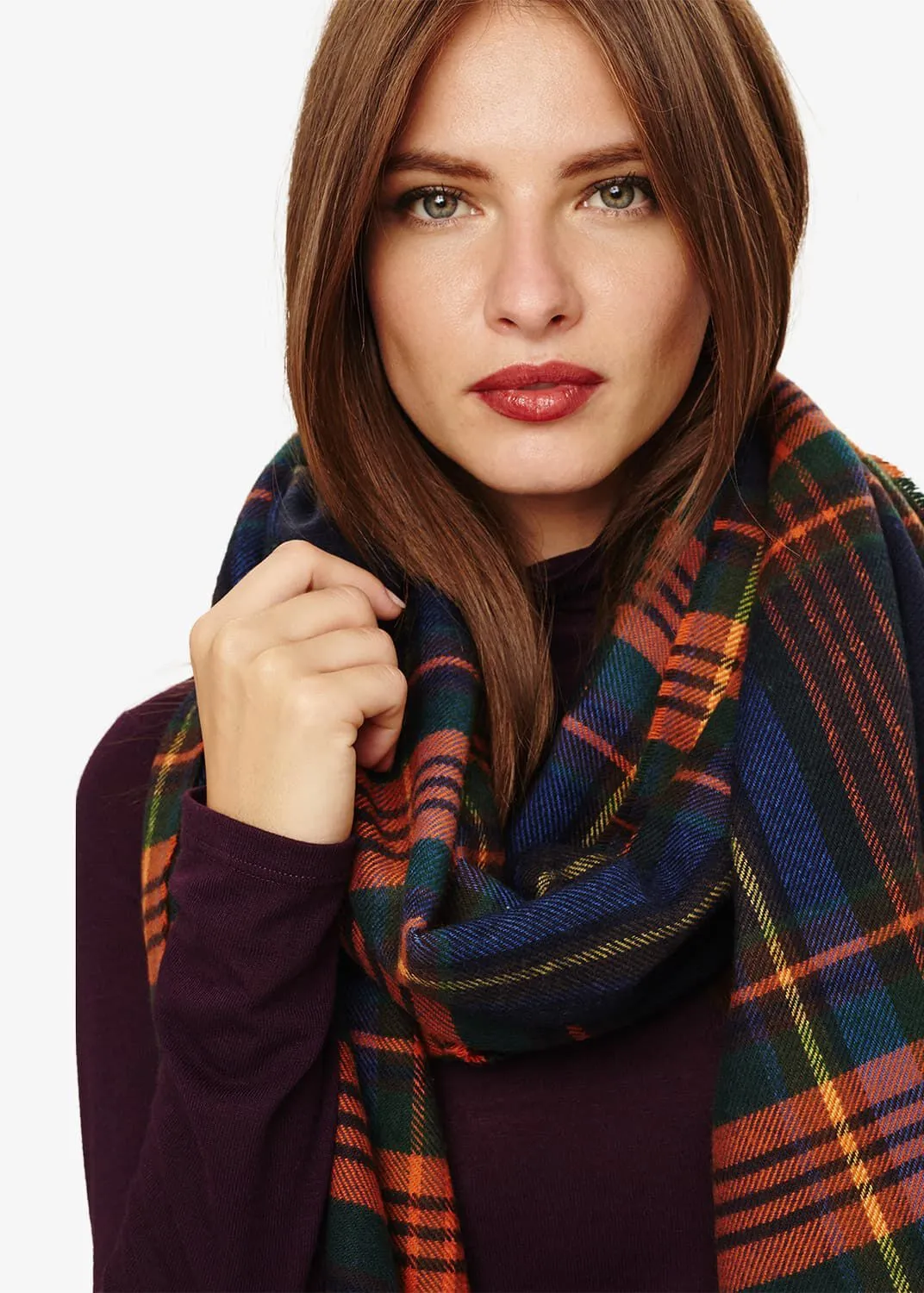 Ilaria Check Scarf