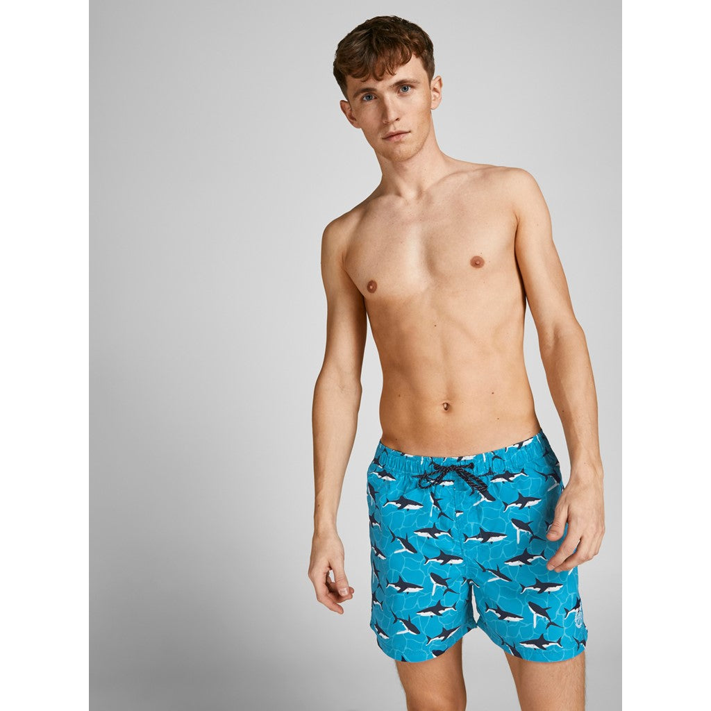 Jack & Jones Mens Animal Print Swim Shorts