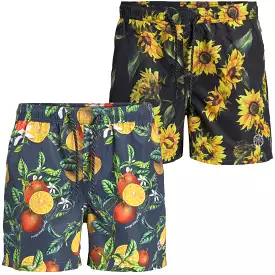 Jack & Jones Mens Swim Shorts 'Jji Crete' AKM Flowers