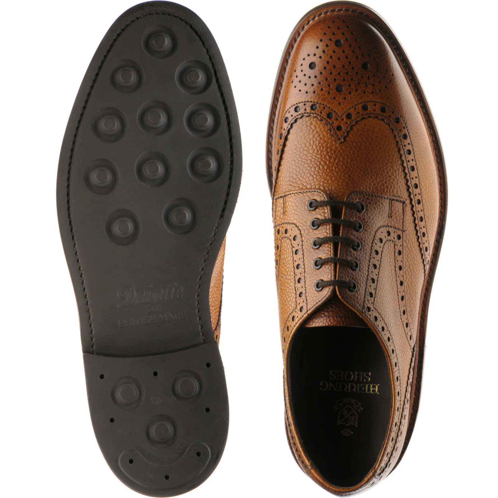 Kendal  rubber-soled brogues