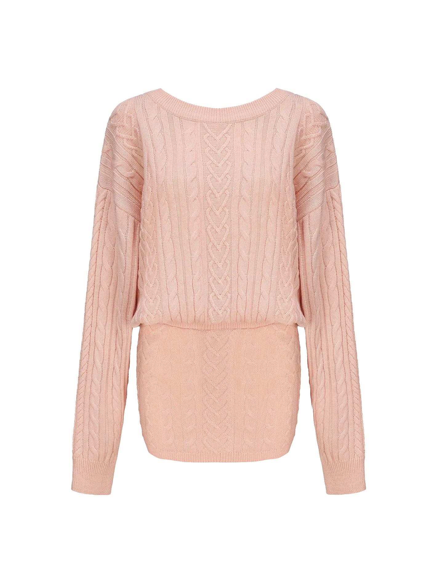 Kendall Knit Dress (Peach)