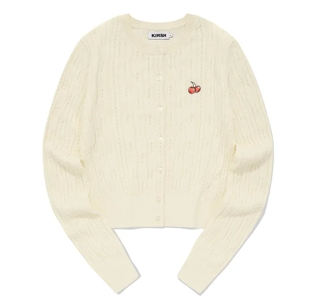 KIRSH  |Cotton Logo Cardigans