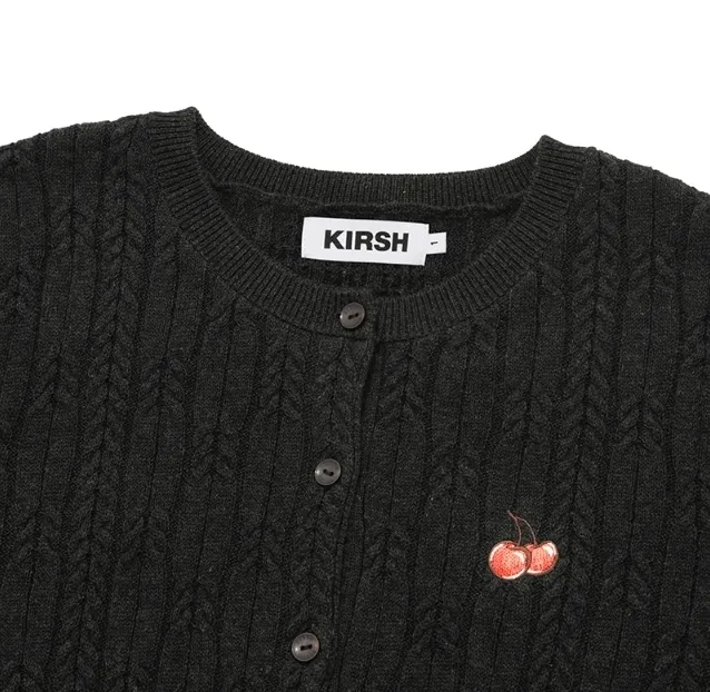 KIRSH  |Cotton Logo Cardigans