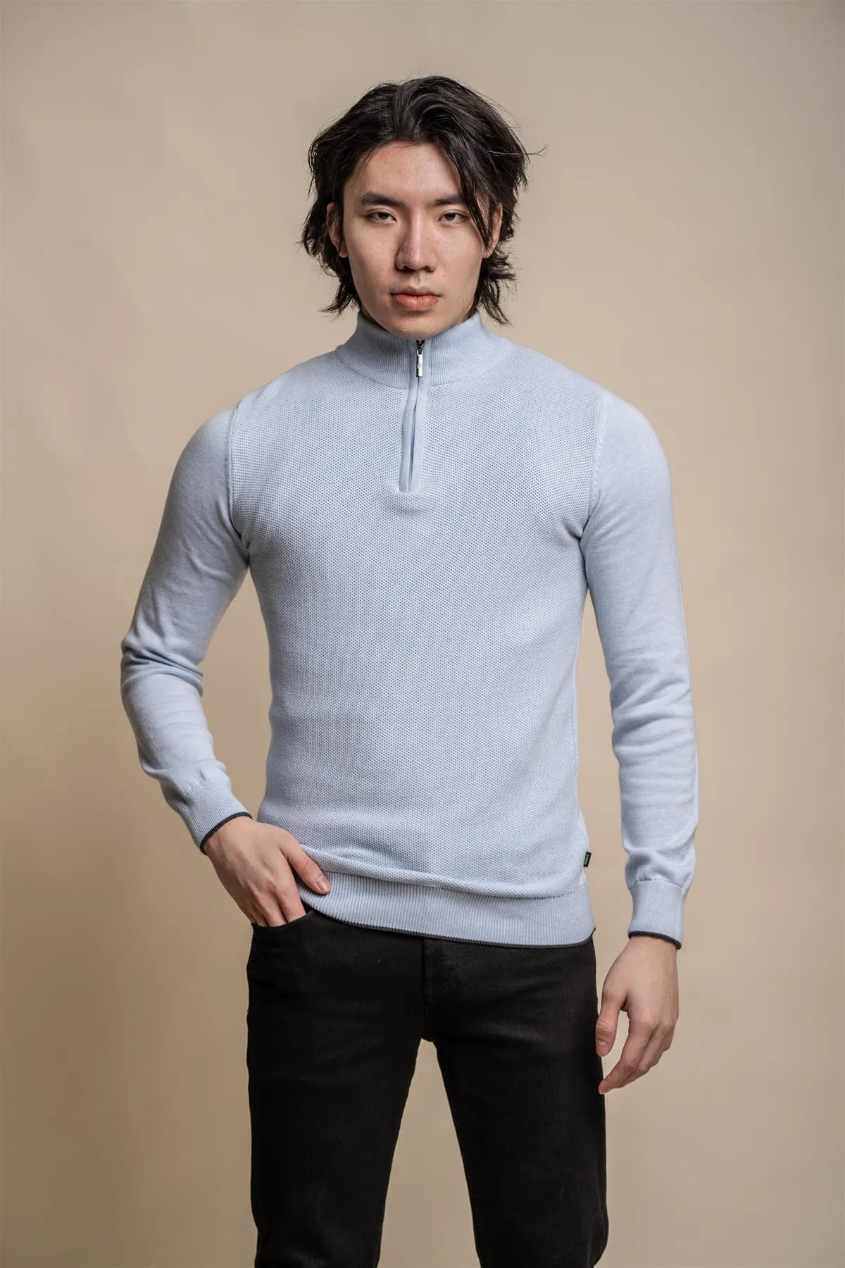 Kyle Half Zip Knit