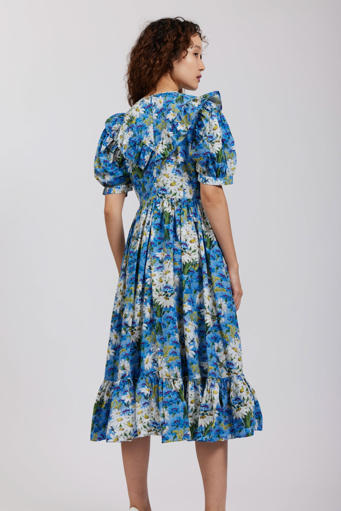 Laura Ashley x Batsheva May Dress in Mirfield