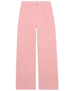 Le Jane Wide Crop Jean in Washed Dusty Pink