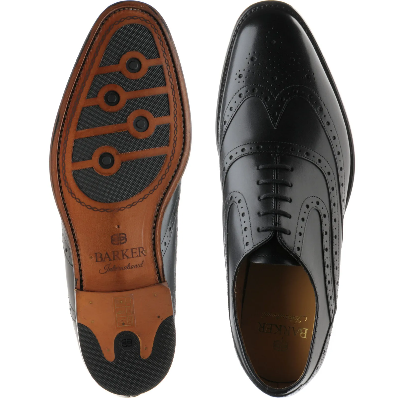 Liffey hybrid-soled brogues