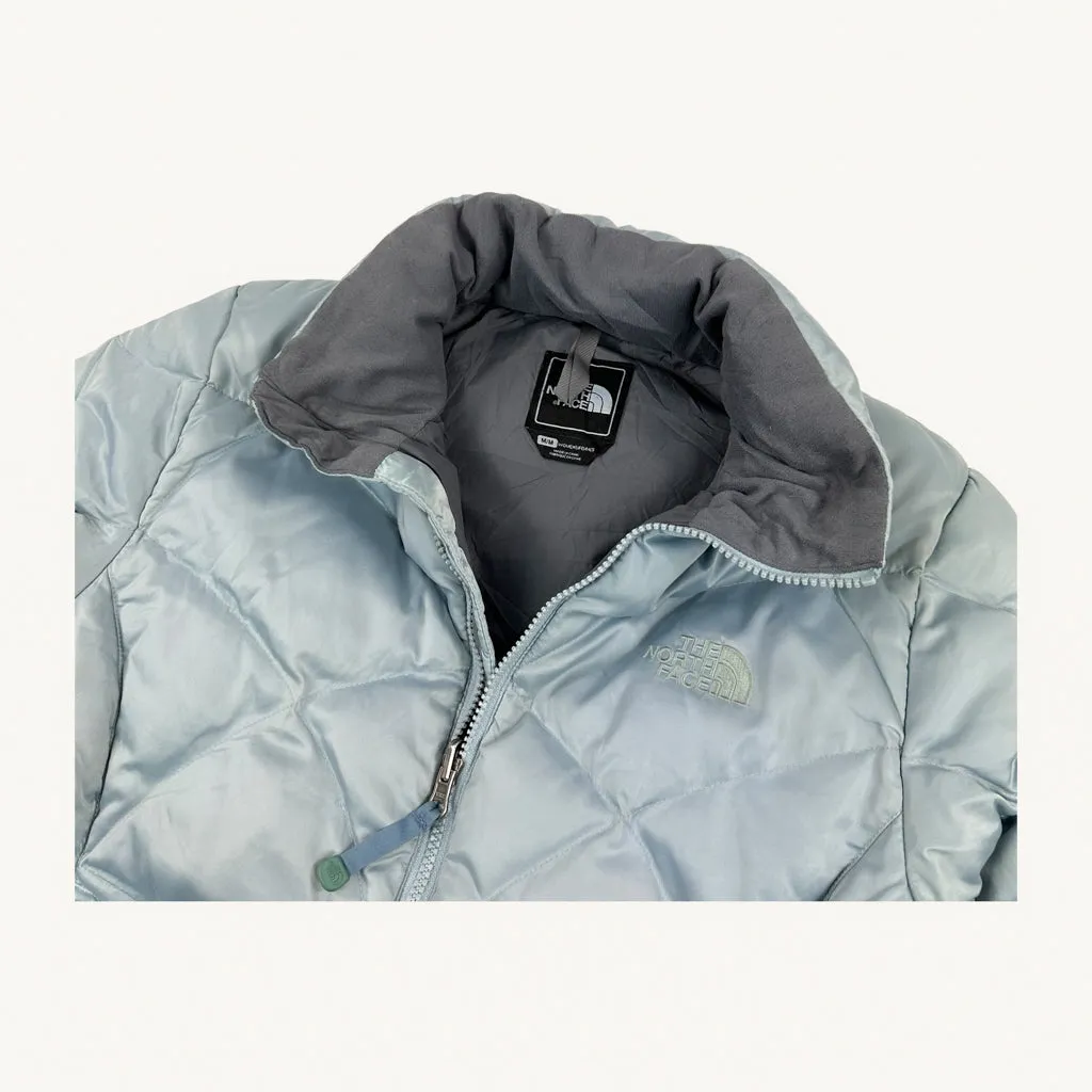 Light Blue 90s The North Face 550 Series Puffer Jacket Coat (M)