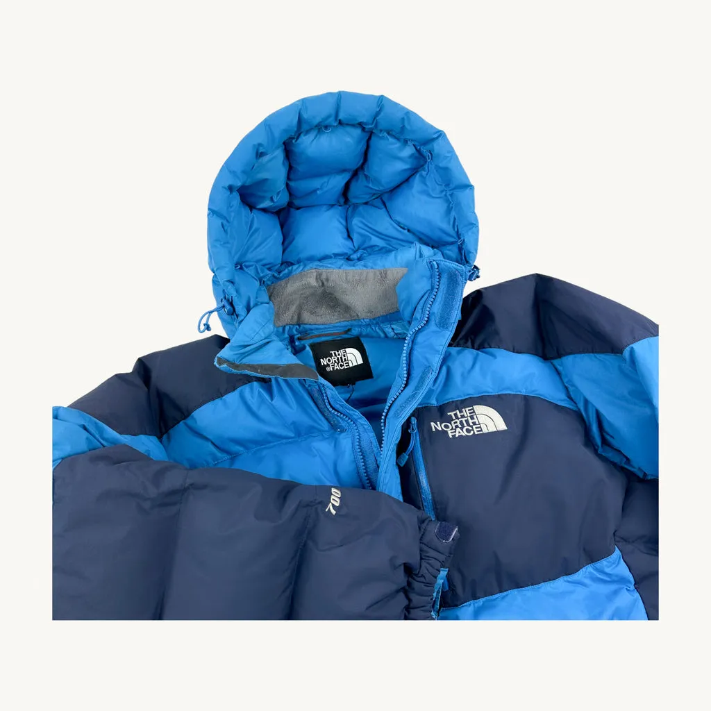 Light Blue y2ks The North Face 700 Series Hyvent Puffer Jacket Coat (M)