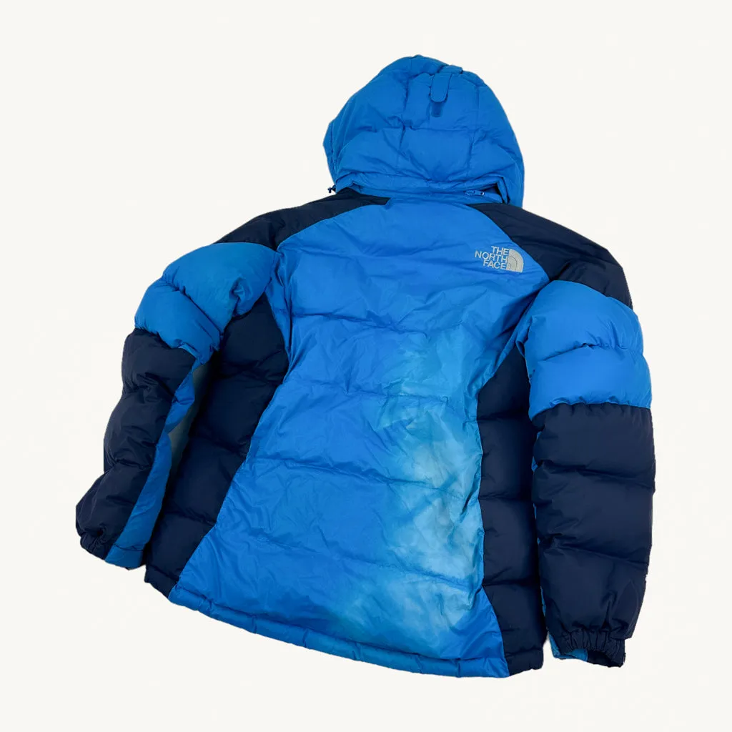 Light Blue y2ks The North Face 700 Series Hyvent Puffer Jacket Coat (M)