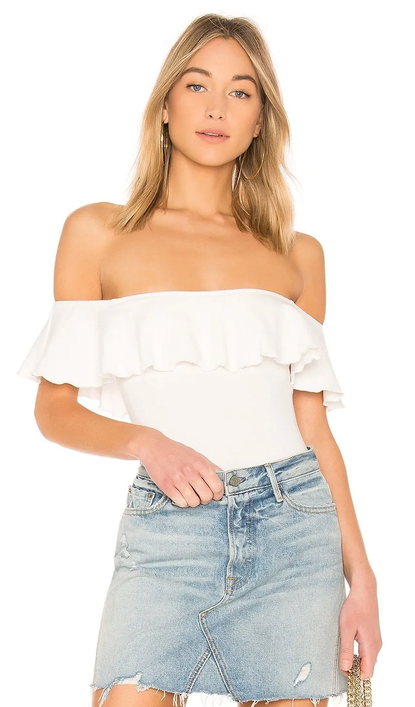 Lovers + Friends Smith Off Shoulder Bodysuit