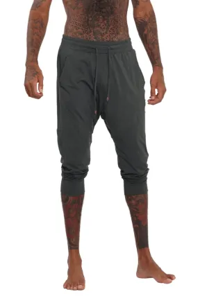 Madrid Mens Grey Jogger Shorts