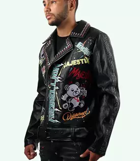 Majestik Rockstar Leather Jacket