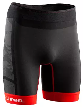 Malla corta Lurbel Samba Lite Shorts Negro Rojo