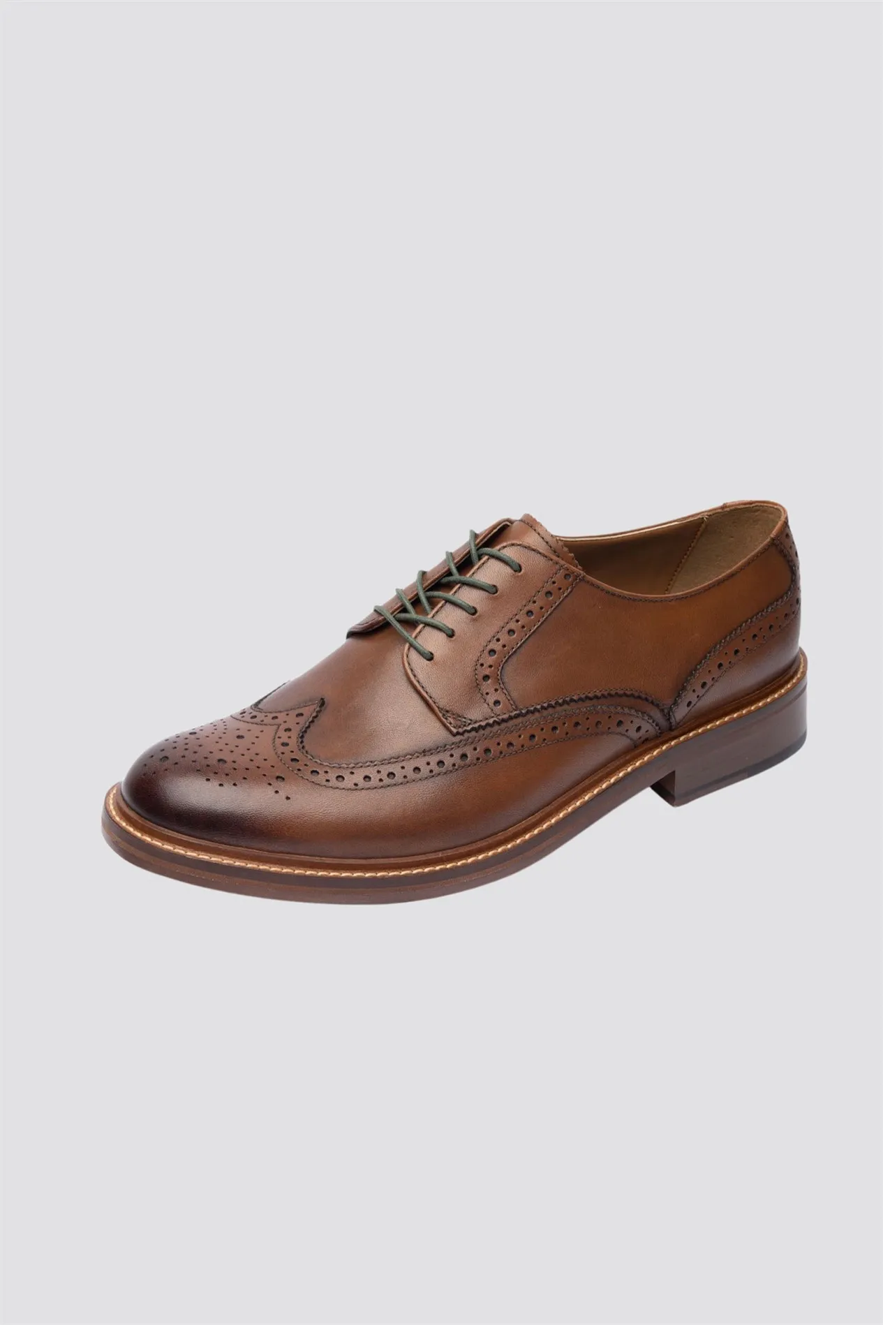 Mansell Tan Leather Brogues