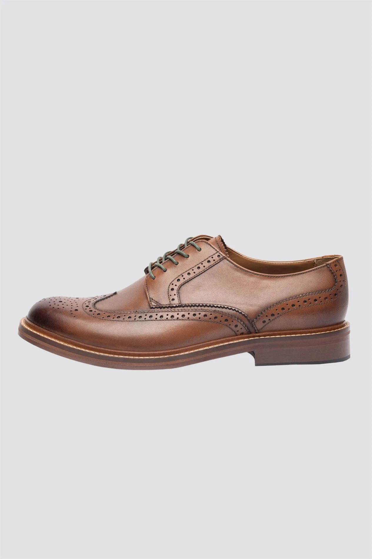 Mansell Tan Leather Brogues