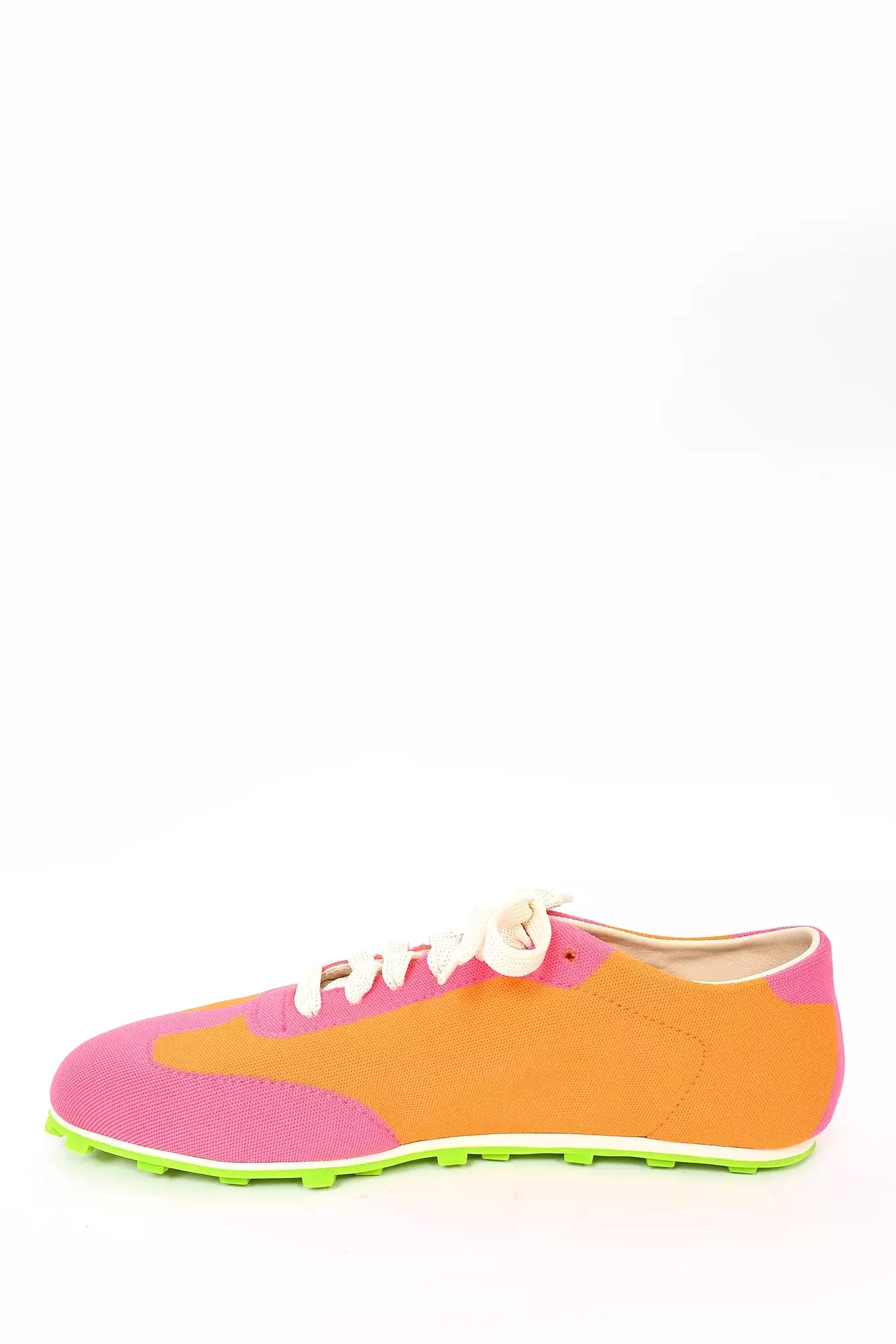 Marni Pink/Orange Canvas Low Top Sneaker Size 41